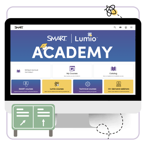 Lumio Academy homepage