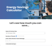 Energy Savings Calculator