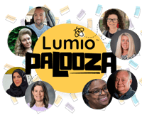 Headshots of 8 Lumio Palooza presenters