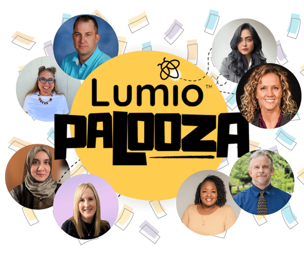 Headshot of 8 presenters from Lumio Palooza