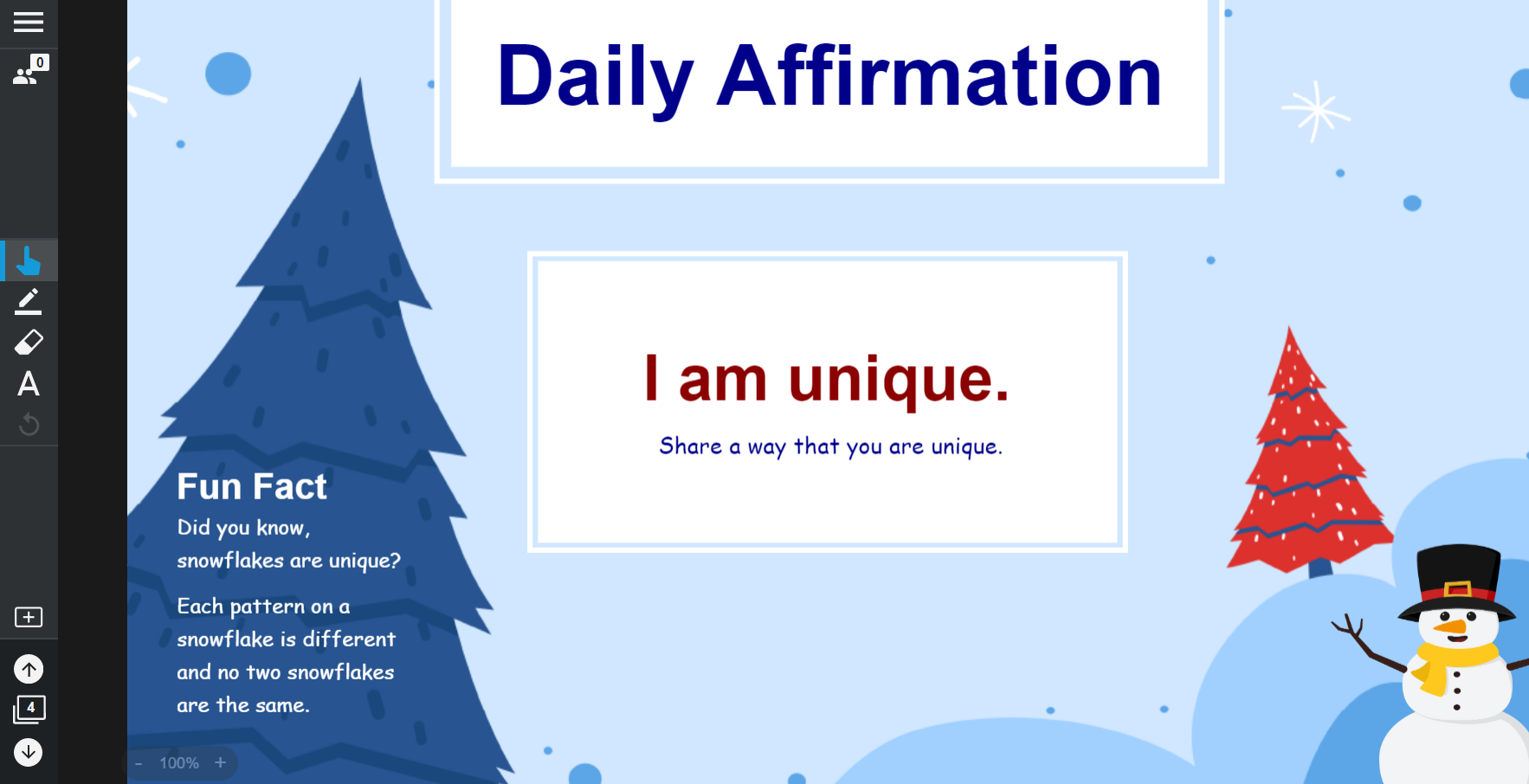 Daily Affirmations Winter