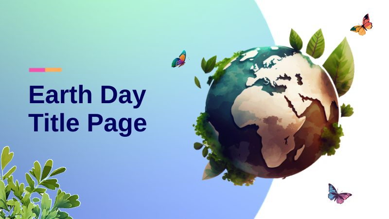 Earth Day Globe Template