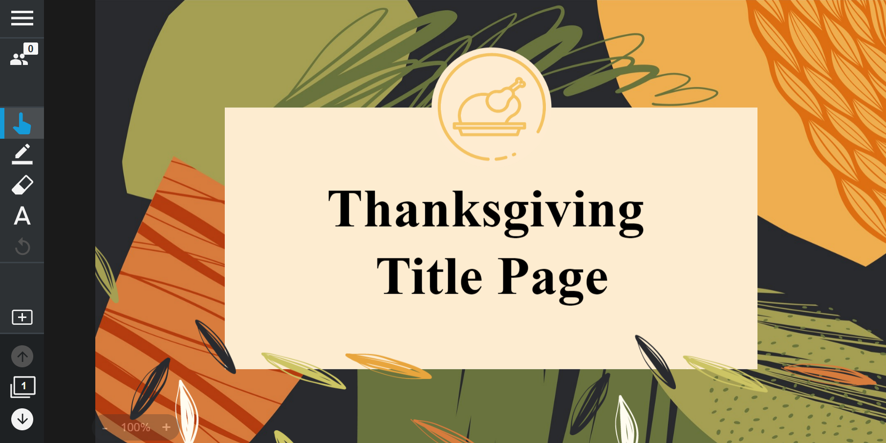 Thanksgiving Title Page