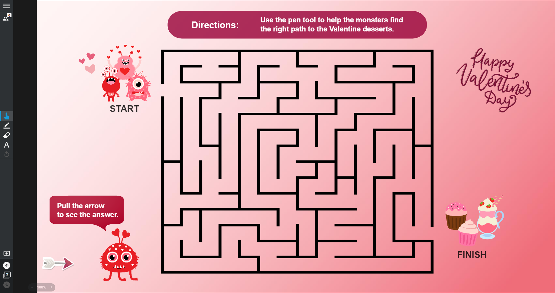 Valentine's Day Maze